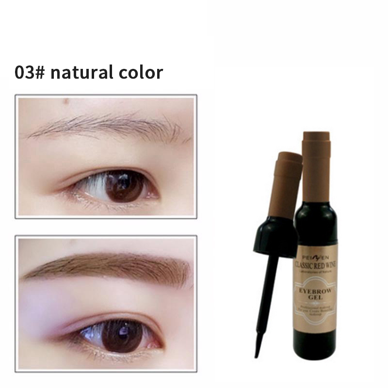 Classic Red Wine Eyebrow Dye Tearing Eyebrow Gel Dyeing Tint Shade Eyebrow Cream Waterproof Lasting Makeup Cosmetic