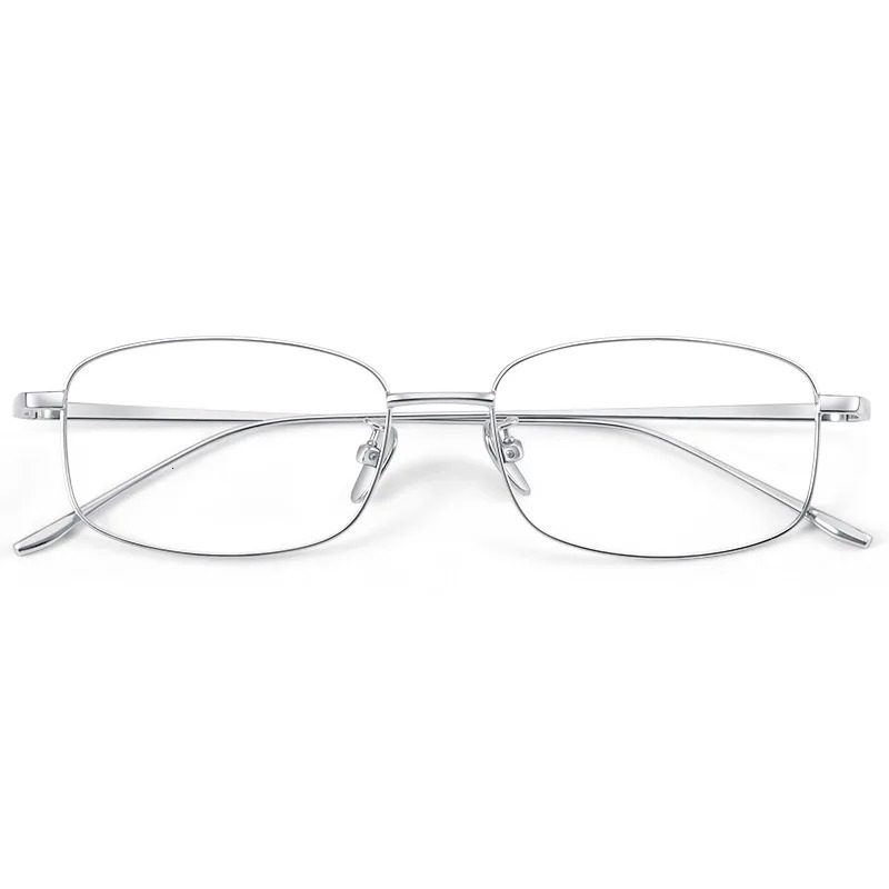 FIRADA Fashion Eyeglasses Vintage Pure Eyewear Square Optical Prescription Glasses Frame For Men Women 8027-C 241113