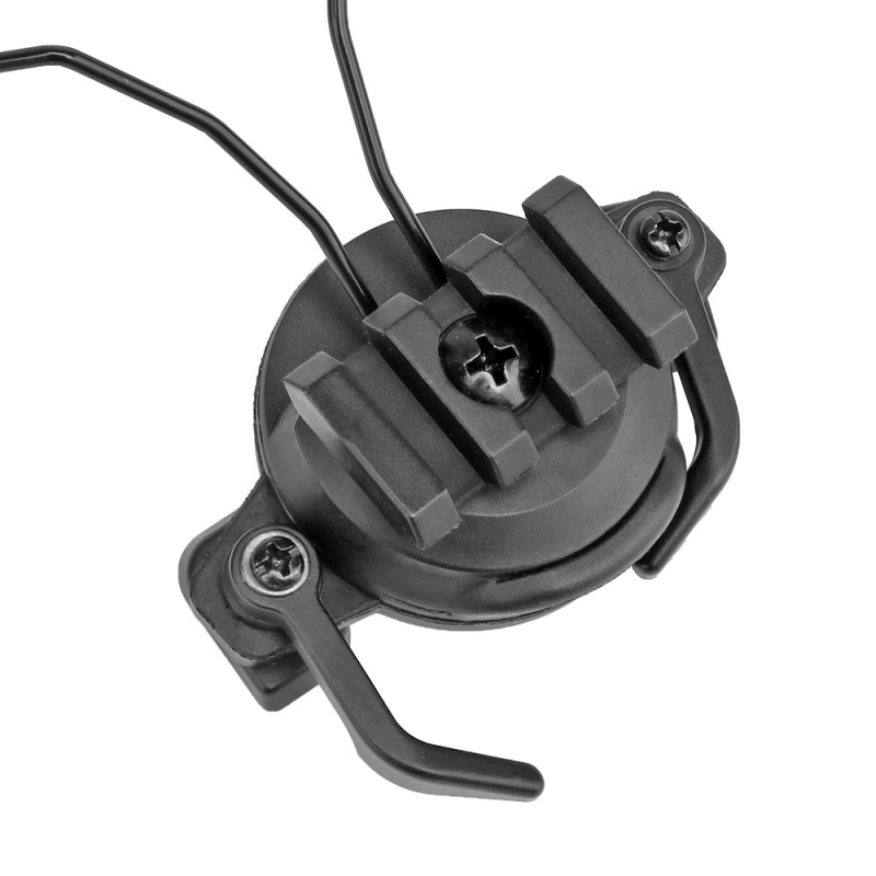 Tactical Headset Rail Adapter Headset Holders Headphone Mount Stand For 19-21mm Helmet Rail Helmet Airsoft Military Earmuff Hold
