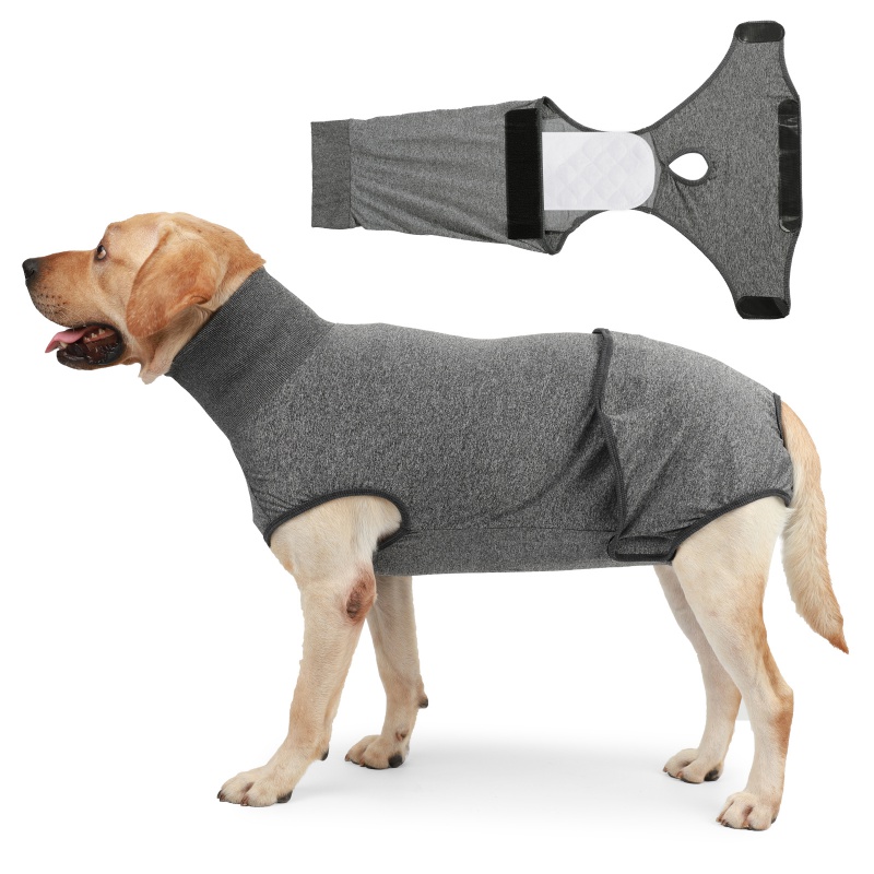 Dog Recovery Suit Pet Home Wear Pajamas High-elastic Breathable Dog Jumpsuit Pet Operative Protection Physiological Bodysuit