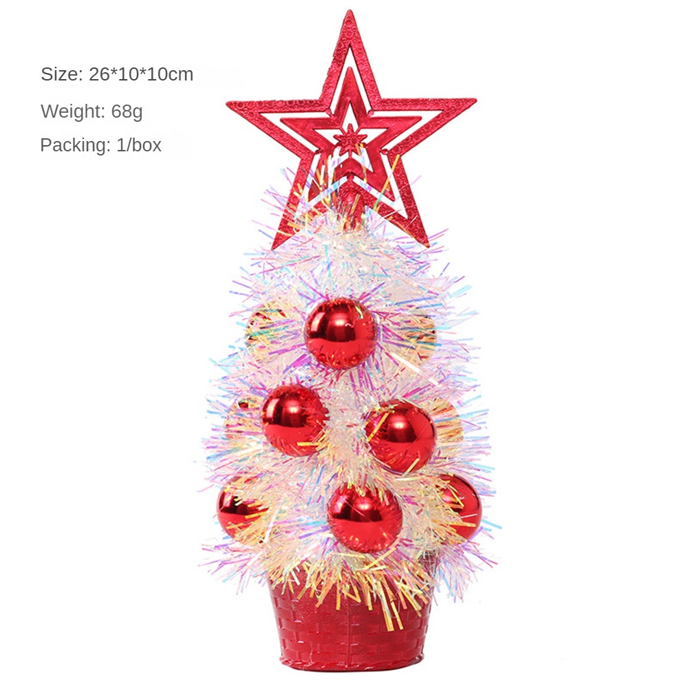Desktop Christmas Tree Enhance 68g The Festive Atmosphere Soft And Cute Creative Eye-catching Novelty Christmas Tree Decorations smile
