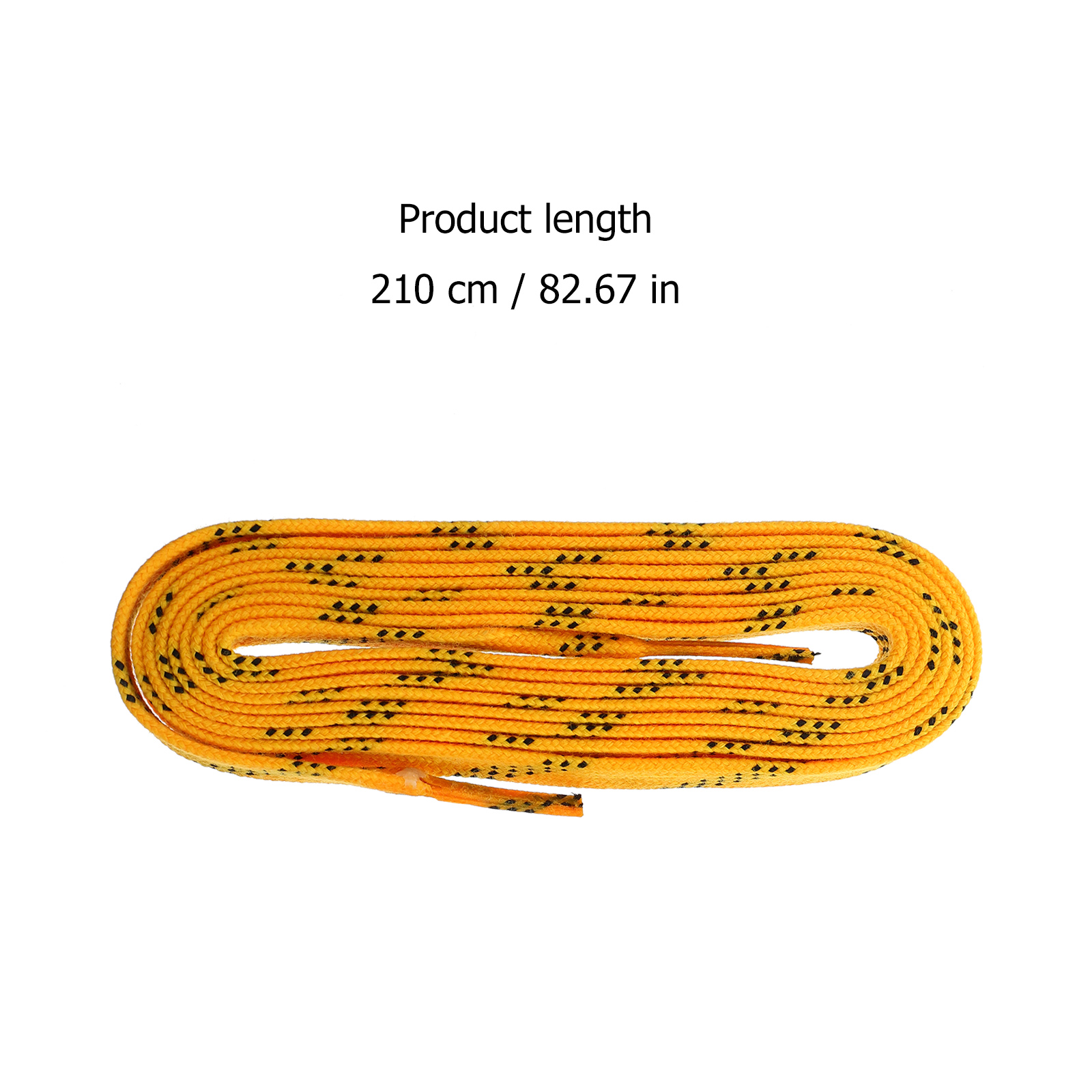 1 Pair Hockey Ice Skate Shoelaces Universal Sneakers Shoe Laces (Yellow)