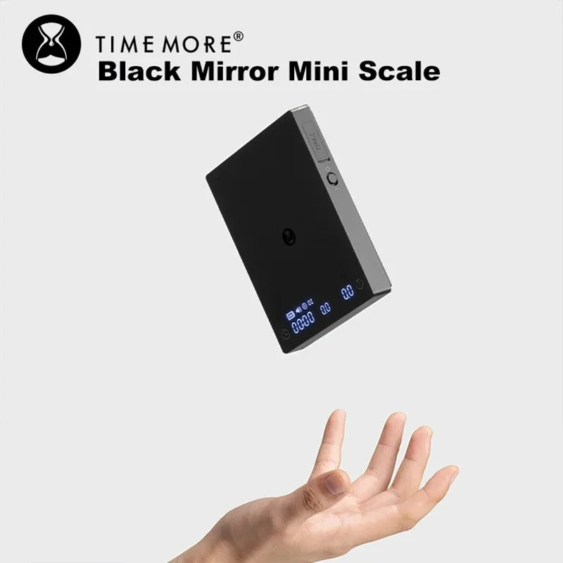 Timemore Scale Black Mirror Mini Pour on Espresso Scale with Brewing Flow and Thermal Insulation Pad Electronic Coffee Scale 241113