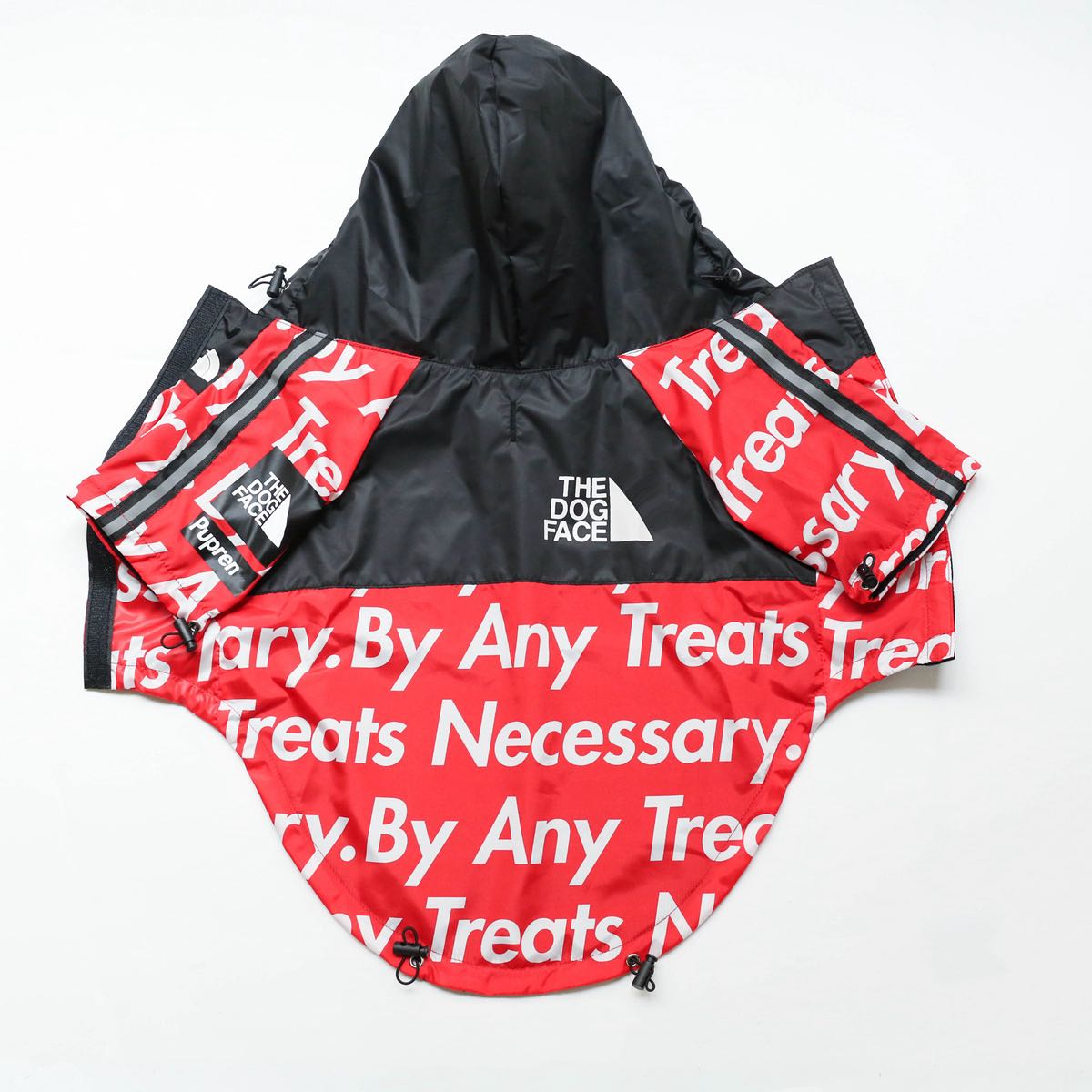 Dog Clothes Raincoat For Small Big Dogs Wind Coat Windbreaker French Bulldog Hoodie For Dogs Clothes Jacket Chihuahua Dog Face