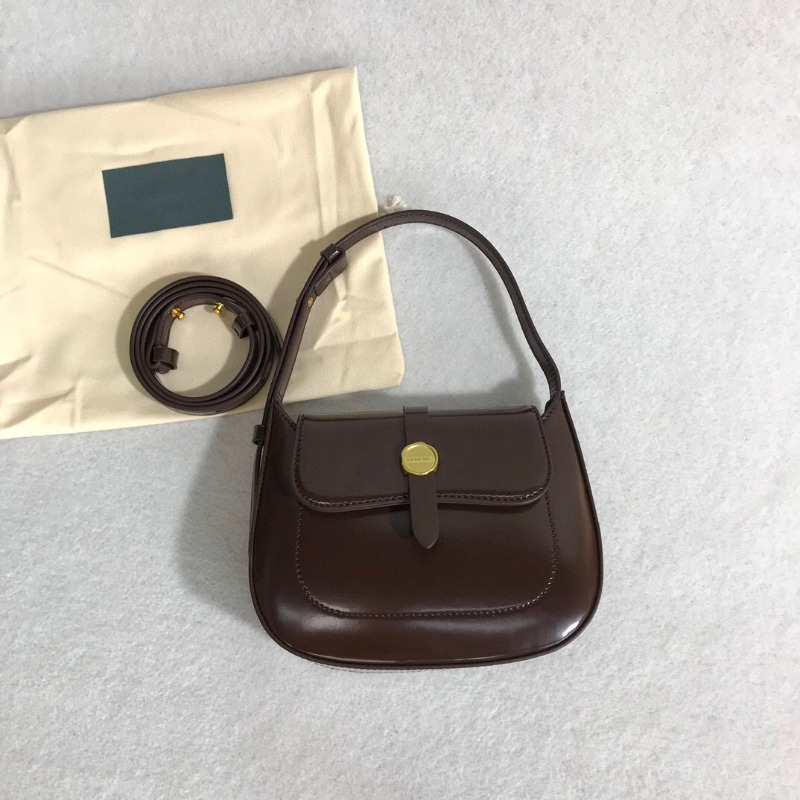 Simplicity Armpit Korean Urban Cowhide Bag Retro Senior Temperament Handheld Shoulder Slanting Cross Cowhide Women's Bags smile