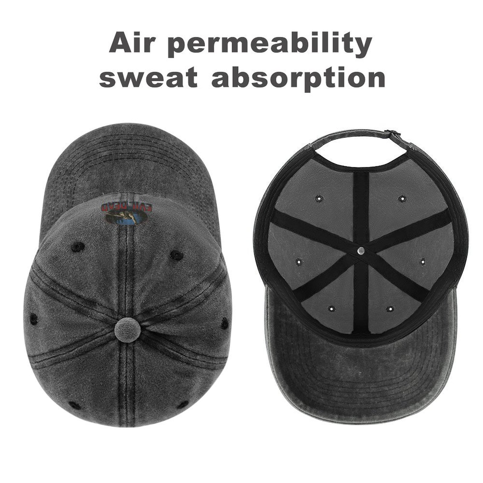 Evil Cowboy Hat Dead custom Hat Fluffy Hat Rugby Cap Women's Golf Wear Men's smile