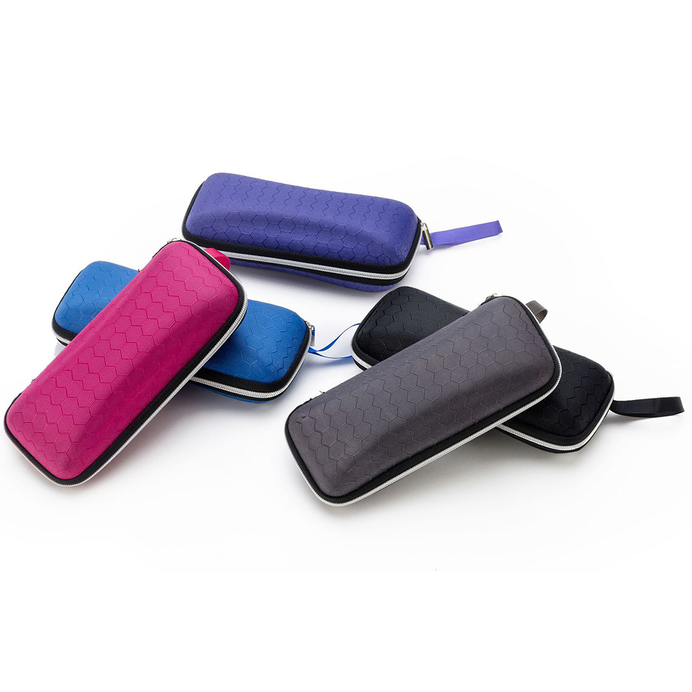 Eyewear Sunglasses Cases Cover Case For Women Glasses Box With Lanyard Zipper Eyeglass Cases For Men smile