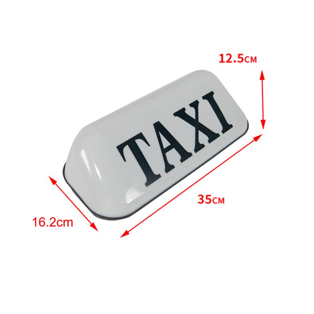 Car Taxi Sign Light Magnetic Taxi Lamp Universal 12v Vehicle Taxi Sign Light with Strong Magnetic Base Super Bright Led for Auto
