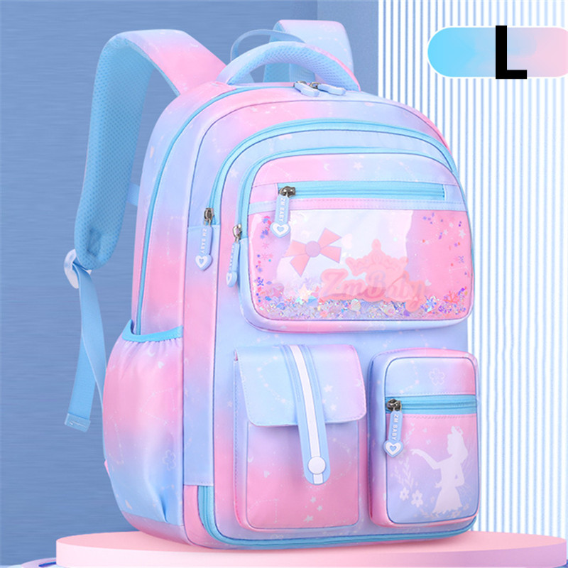 Primary Kawaii Cute Waterproof Little Gradient Color Children Backpack School Bags Back Pack For Kid Child Teenage Schoolbag sac