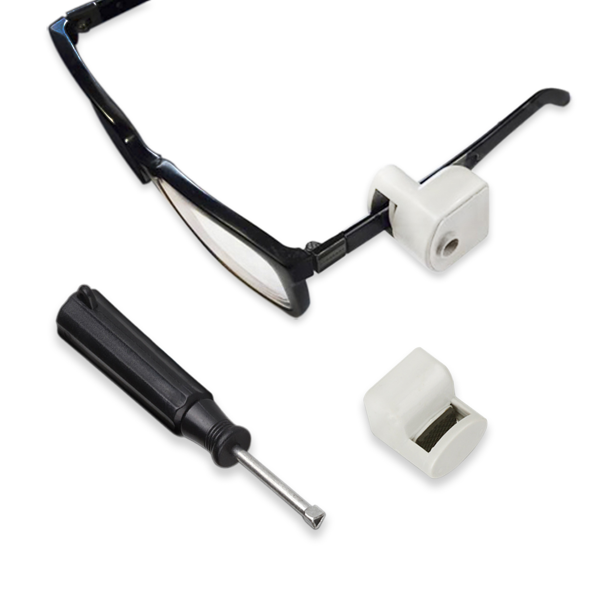 EAS System Optical Tag Remover Glasses Separator Sunglass Detacher Security Key Hook Black Color For 58Khz