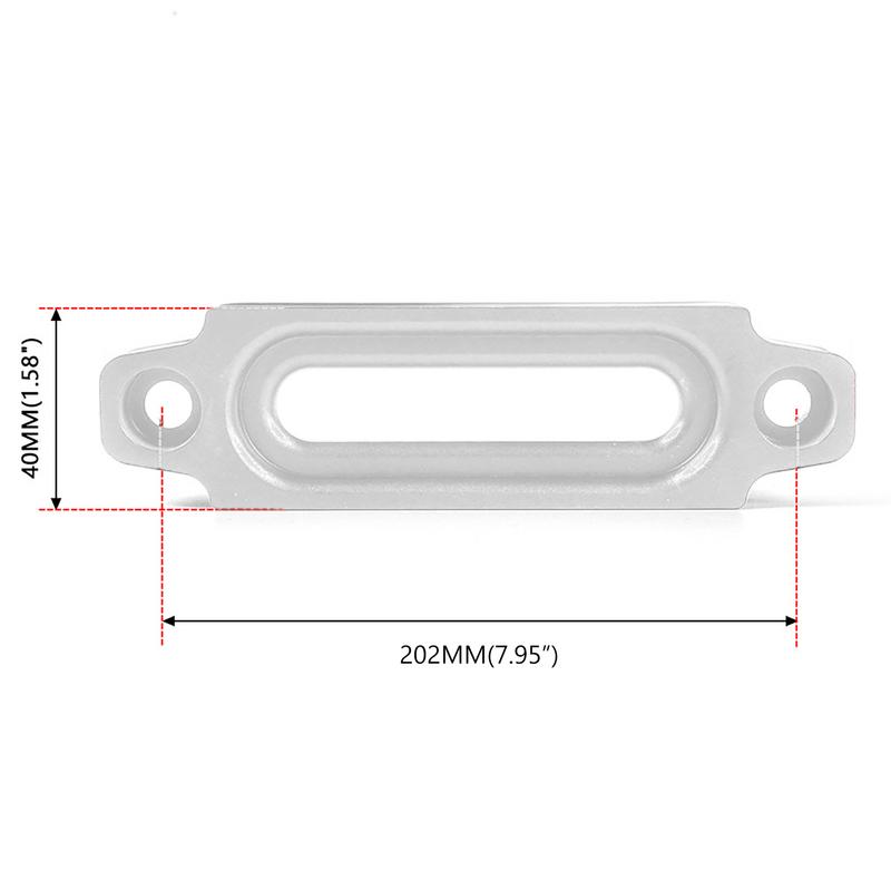 Guide Aluminum Lead Rope Alloy Synthetic Mount Ddmysmile Winch Rope Vehicle Tool Parts Off-Road ddmysmile Vehicle Winch Guide Modified Accessories Smi