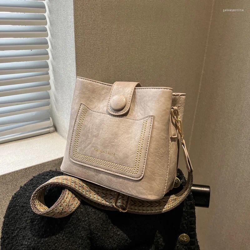 Shoulder Bags Fashion Large-capacity Bucket Crossbody For Women Casual Portable Messenger Bag Ladies Handbags Purses