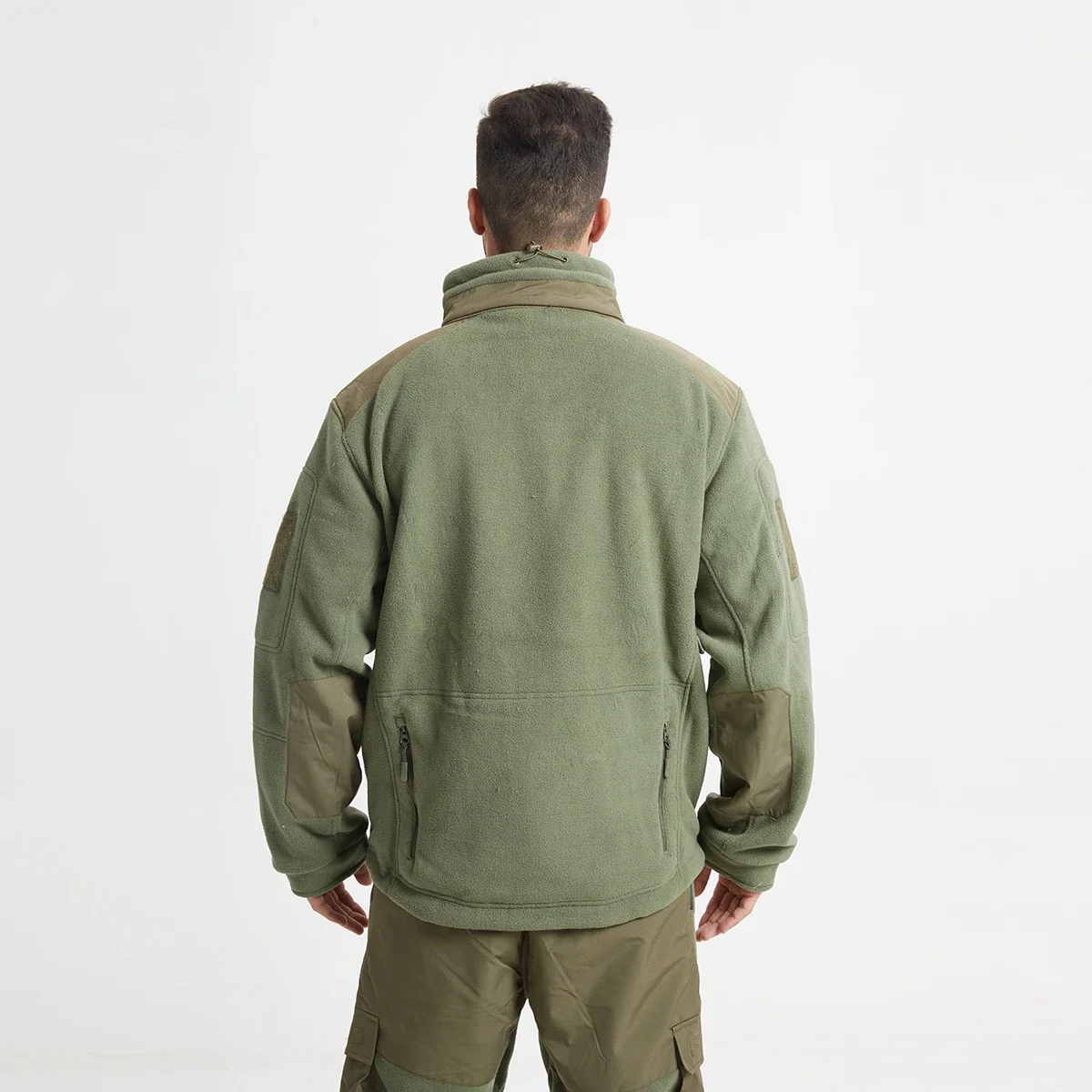 Fleece Hunting Suits Hiking Pants Men Military Tactical Jacket Camouflage Outdoor Sports Thermal Coat Outdoor Jackets 400GSM