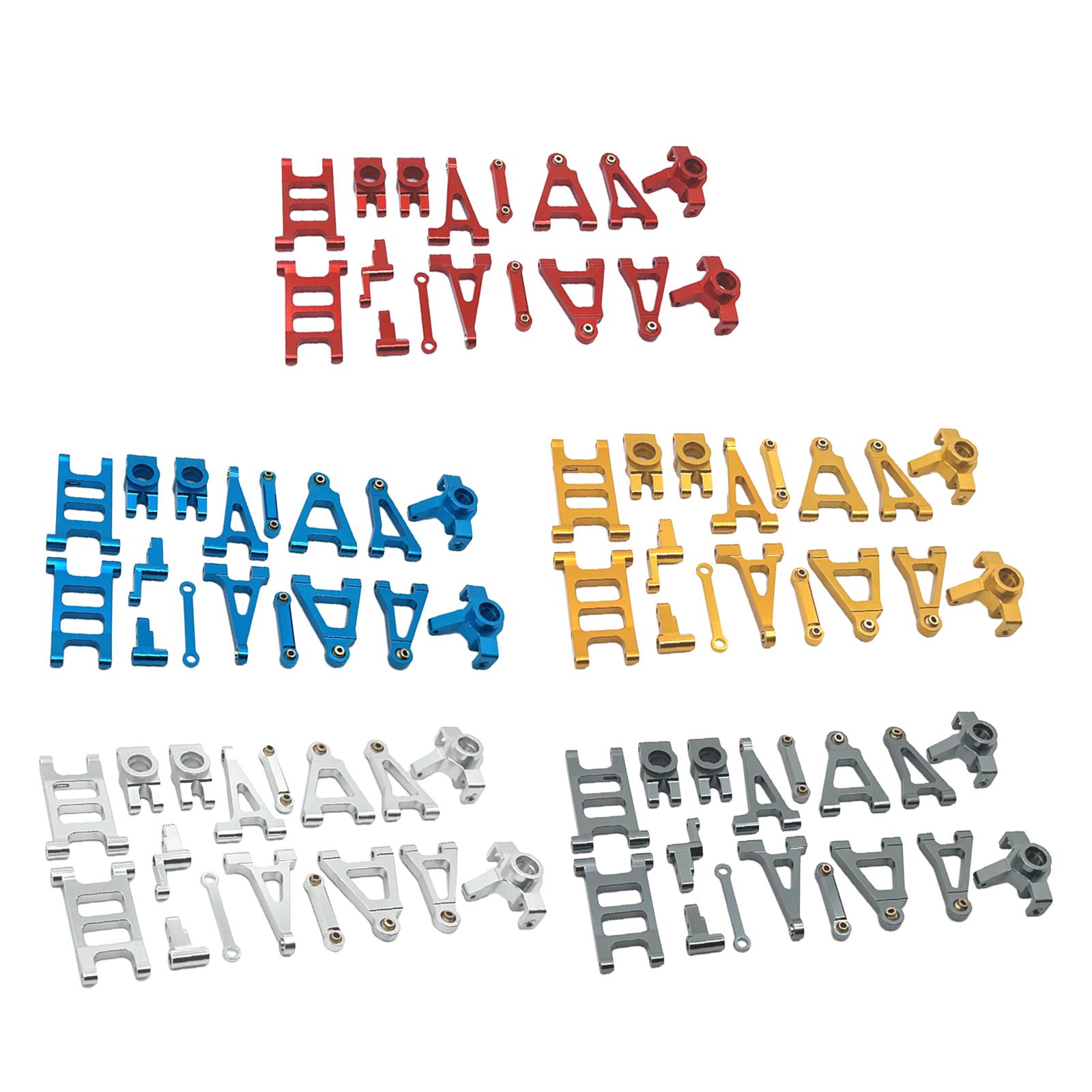 Rear Swing Front RC Arm Steering Cups Linkage Rod ddmysmile Durable Spare Parts Steering Cup Parts Set For 14301 14302 1/14 Vehicle Accs Smile