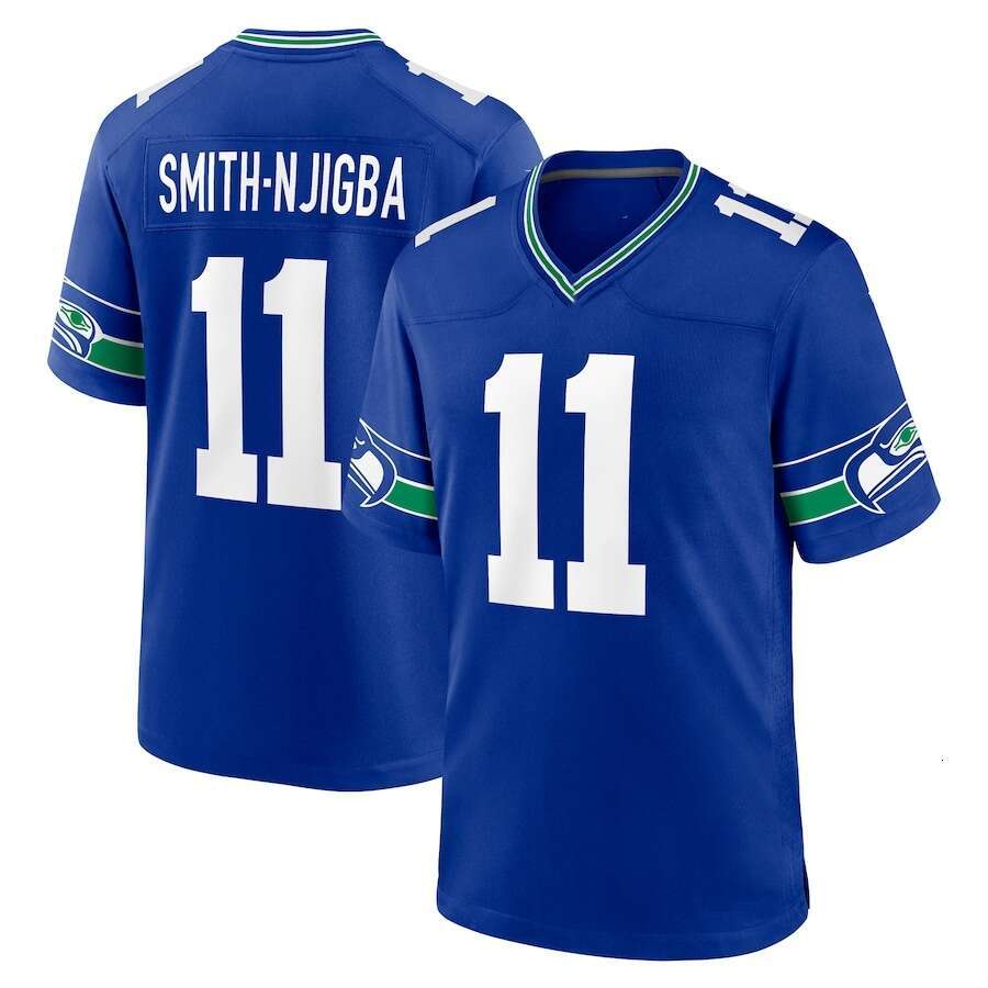 2025 Custom Seattle Embroidered Jerseys Men Women Youth Metcalf Lockett Witherspoon Football Shirts