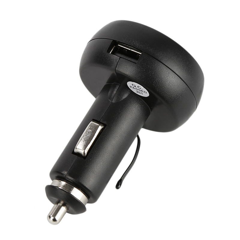 Thermometer Car Voltmeter Digital USB Charger Car Cigarette Lighter Socket Digital Voltmeter Thermometer 3 In 1 Meter smile
