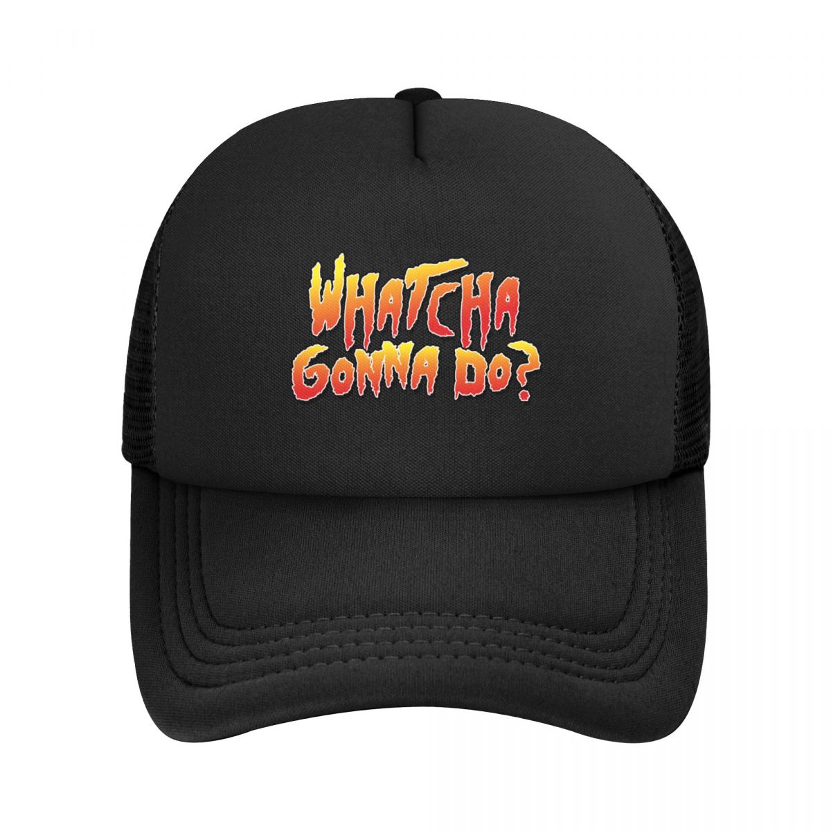 - ddmysmile Whatcha Gonna Do Pro Wrestling Baseball Cap Sports Cap Hat Beach Bobble Hat Anime Hat Woman Men's Smile -