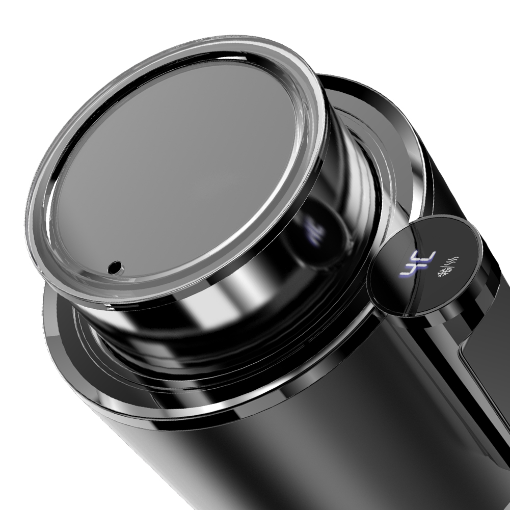 12V Smart Cooling & Heating Car Cup with Temperature Display 2 In 1 Electric Coffee Milk Warmer Cooler Smart Beverage Mug Holder