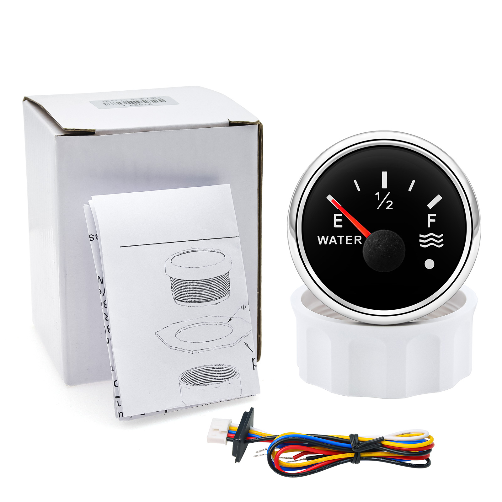 Fuel Level Water Level Gauge 175 200 250 275 375 mm Meter Sensor 0~190 ohm Fuel Sending Unit Indicator Level Gauge for Car boat