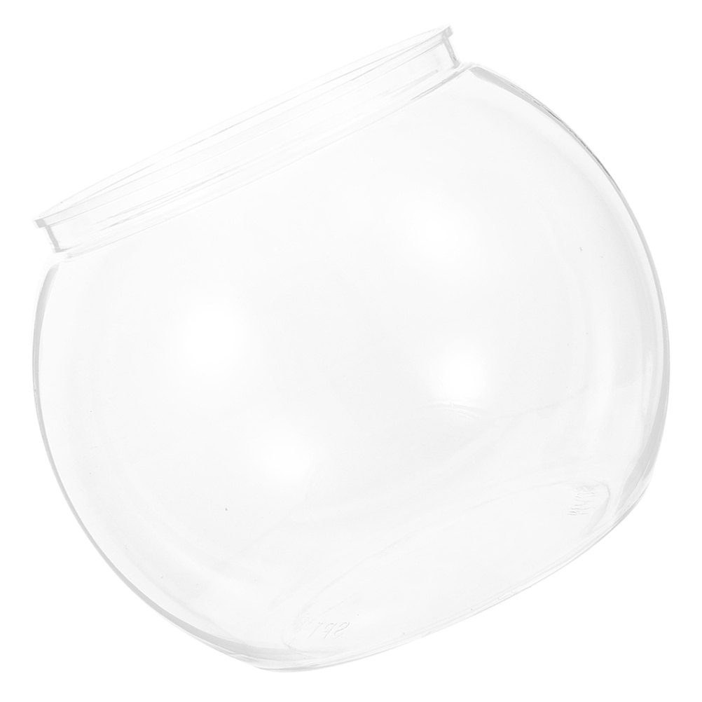 Fish Bowl Plastic Round Fish Bowl Unbreakable Vases Bowls Fish Tank Aquarium Clear Globe Hydroponic Planter Vase Pot Goldfish