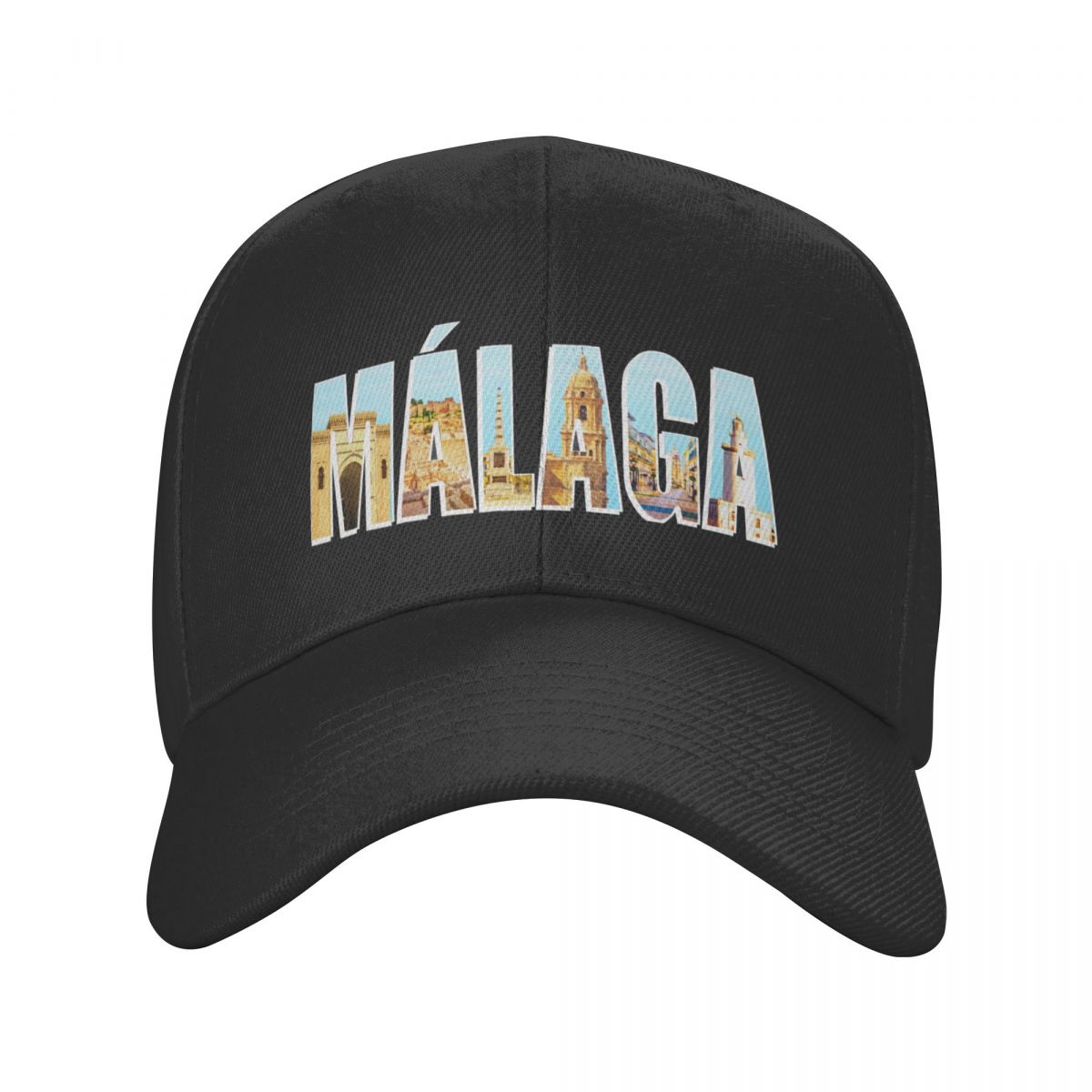 Ball Malaga, Souvenir Cap Baseball Cap cute Mens Tennis Women's smile Malaga, Malaga, Malaga,