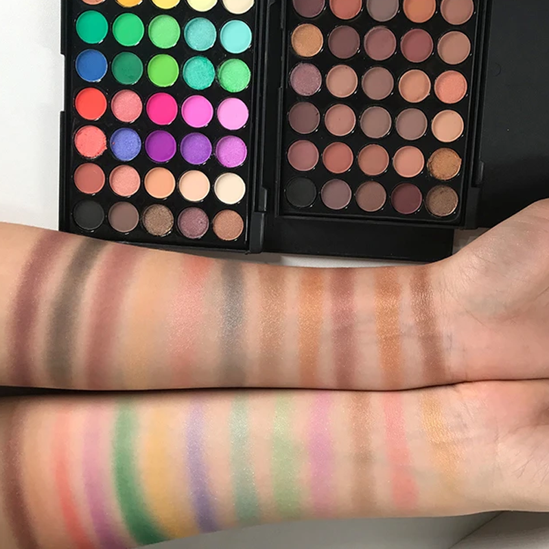 120 Color Matte Eyeshadow Palette Earth Color Shimmer Glitter Earth Eye Shadow Set Cosmetic Makeup Tools Make Up smile