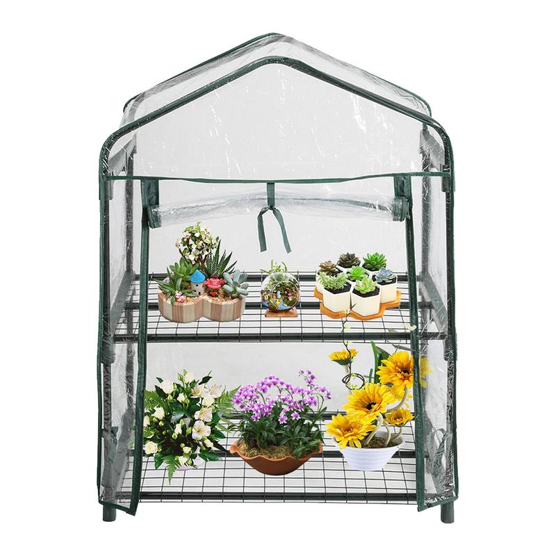 Green House Coveer PVC Transparent Green Houses for Indoor, Grow Tent Weatherproof Portable Small Greenhouse for indoor outdoor