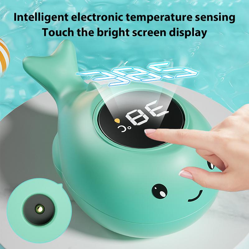 Baby Bath Thermometer LED Display Temperature Tester Floating Toy LED Baby Safety Water Thermometers for Accurate Bathtub
