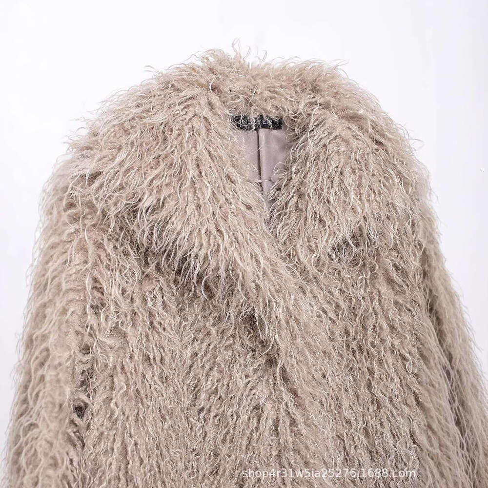 shanshi fur coat women Winter New Women's Fashion Short and Versatile Fur Coat