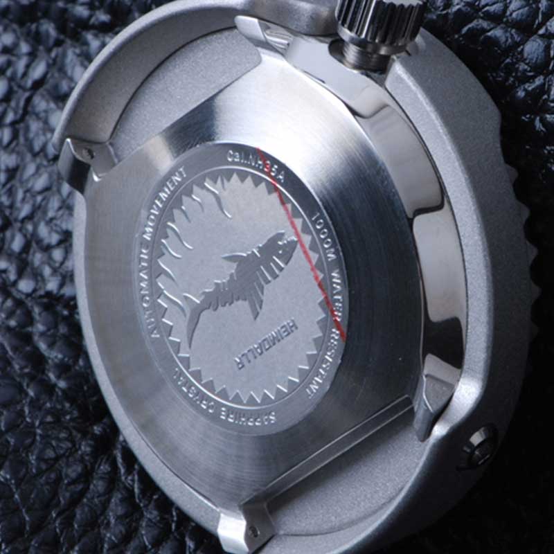 HEIMDALLR Men's Tuna Diving Watch 1000M Waterproof Golden Plated Black PVD Coated Case NH35A Automatic Mechanical Dive Watch