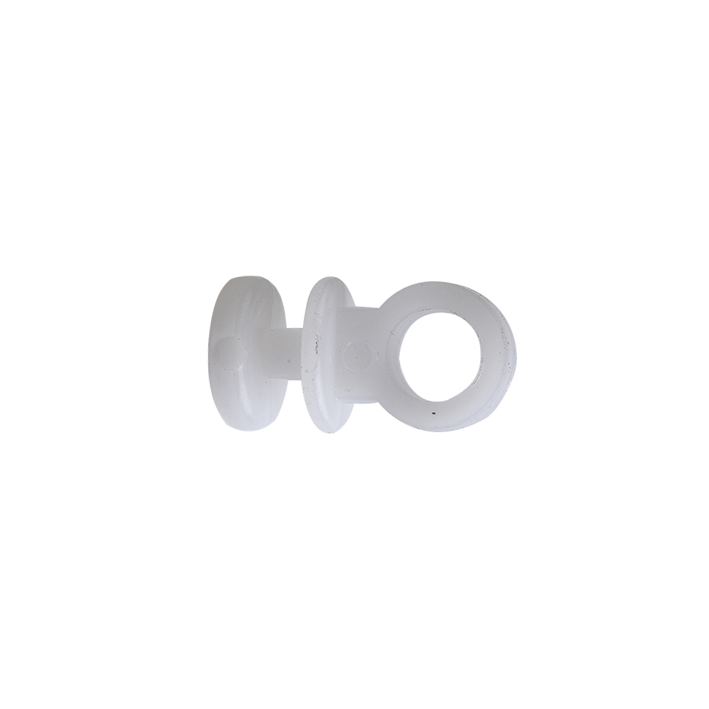 50pcs Plastic Curtain TrackHooks Runner Fit For Camper Van Motorhome Caravan Boat White Interior Auto Accessories