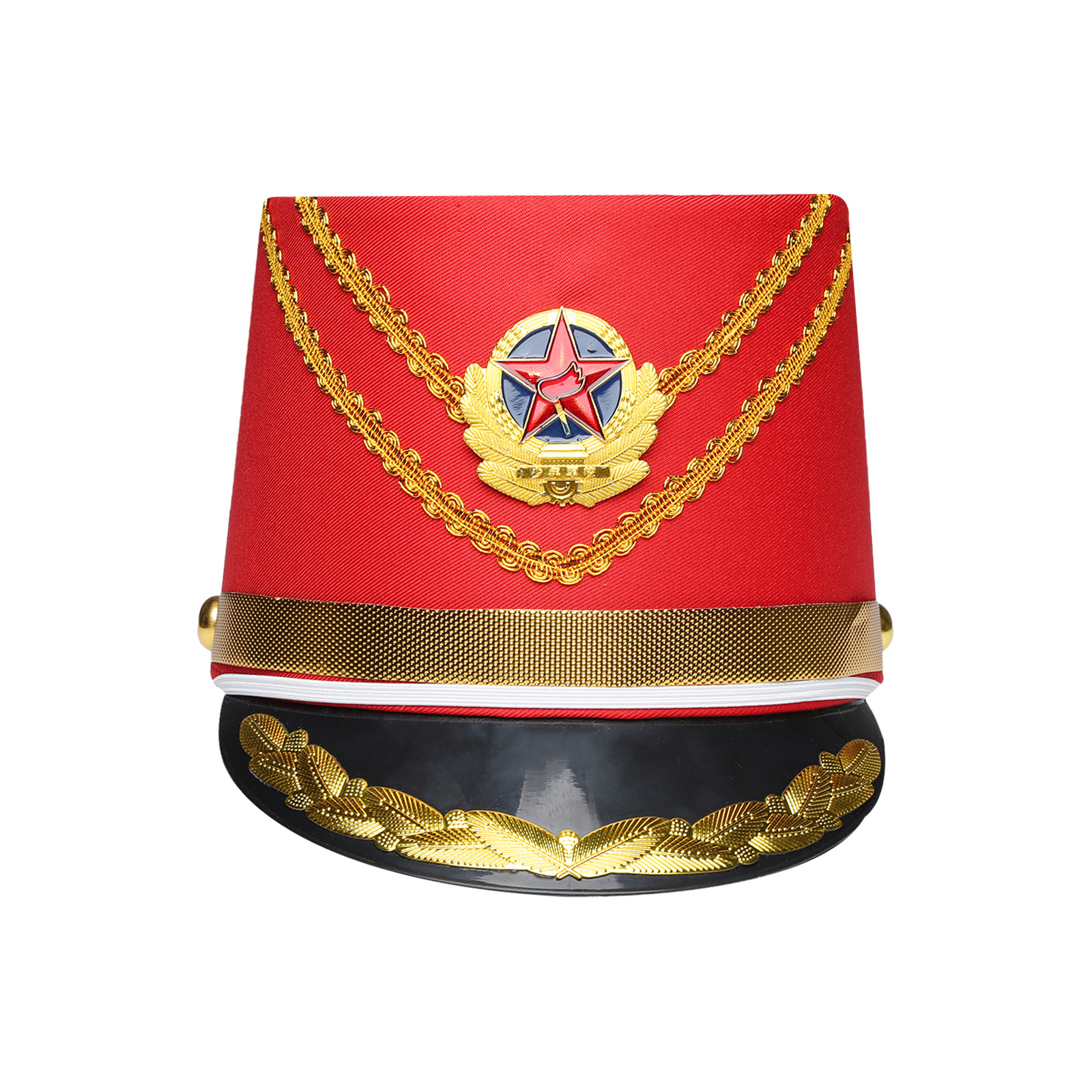 Mor - Drum Hat Soldier Hat - Marching Band Hat - Nutcrackers Hat - Children Adult Halloween Cosplay Soldier Costume ddmysmile Party Hat Smile - - - -