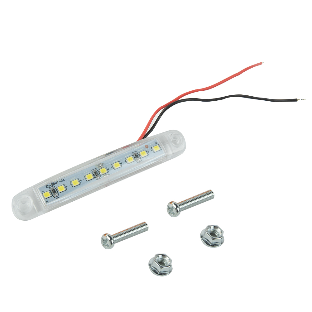 External Lights For Indicator Lights Car Blue Green Red Side Marker Yellow 9 LED Car Accessories For Truck Lorry smile