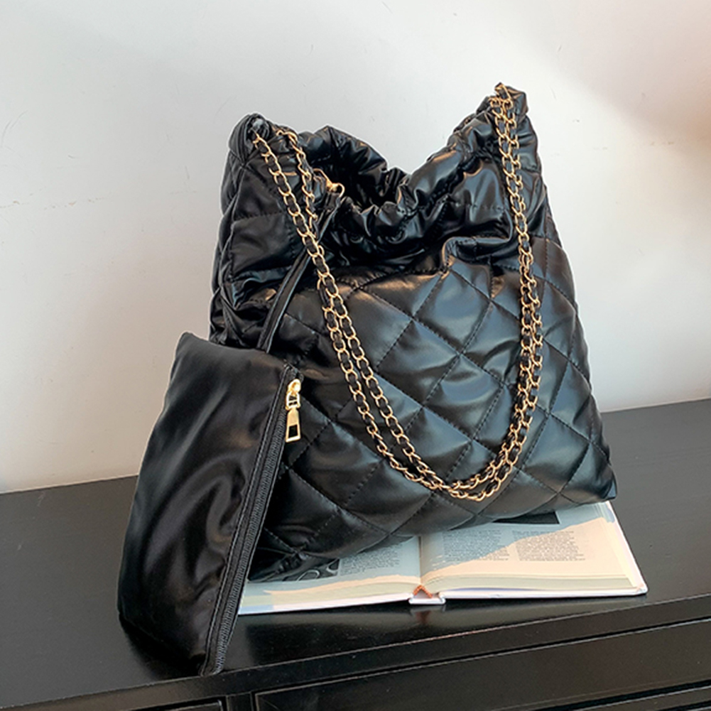 Female Large Capacity Crossbody Bags PU Leather Women Shoulder Bag Fashion Rhombus Pattern Tote Bags Handbags Ladies Shopper Bag