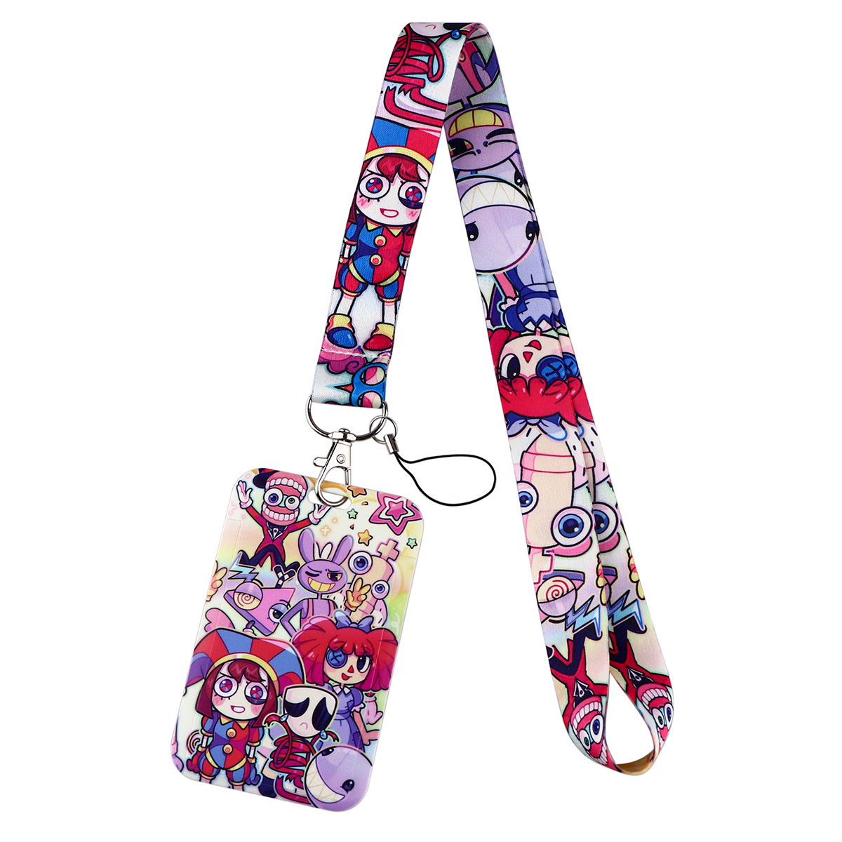 Amazing Digital Circus Neck Strap Lanyard for Key ID Card Gym Cell Phone Straps USB Badge Holder DIY Hang Rope Lariat Lanyard