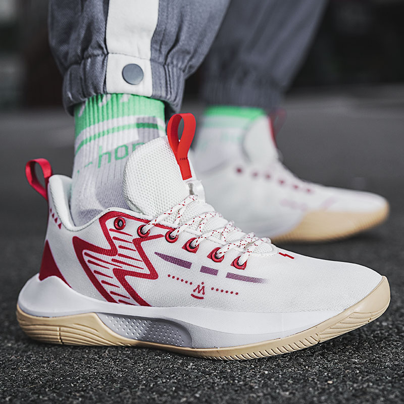 Fashion Pink Men's Basketball Sneakers Professional Non-slip Men Trainers High Quality Outdoor Sports Basketball Shoes For Women