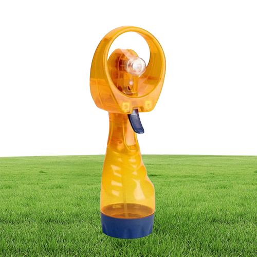 Water Spray Cool Fan Handheld Electric Mini Fan Portable Summer Cool Mist Maker Fans Party Favor Sea 144pcs DAP470