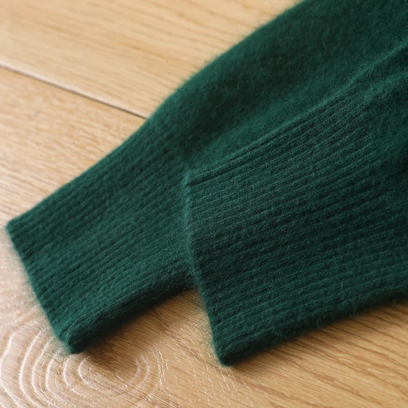 100% pure cashmere sea neck sweater for men high-quality sleeping casual fashion cashmere sweater 241113