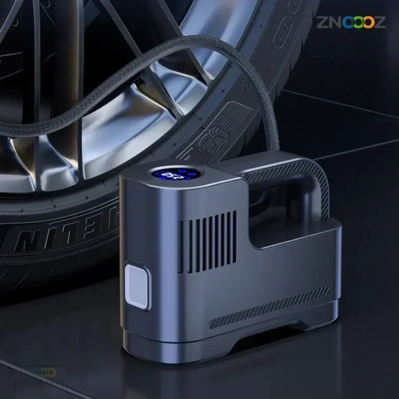 Compressor Wireless/Wired Car Air 120W Portable Auto Tire Iatable Pump ddmysmile With LED Light Digital Electric Pump Air Iator Pump Smile