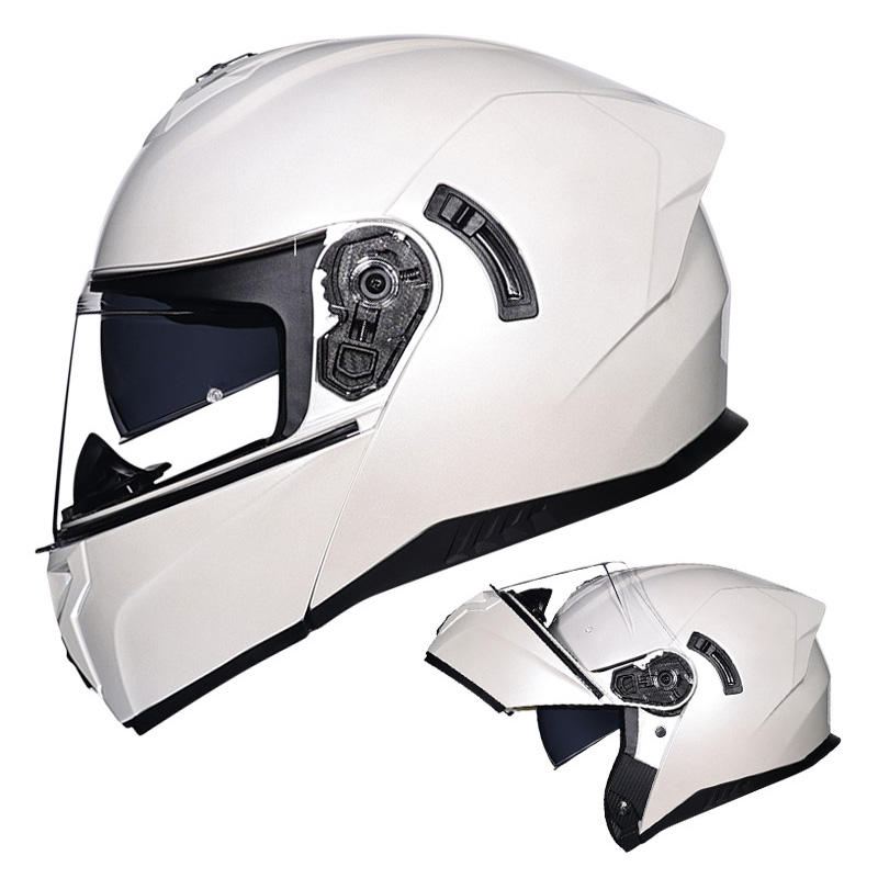 DOT Approved Full Face Helmets Motorcycle Helmet Flip Up Motocross Helmet Dual Visor Modular Helm Adult Men Cascos Para Motos