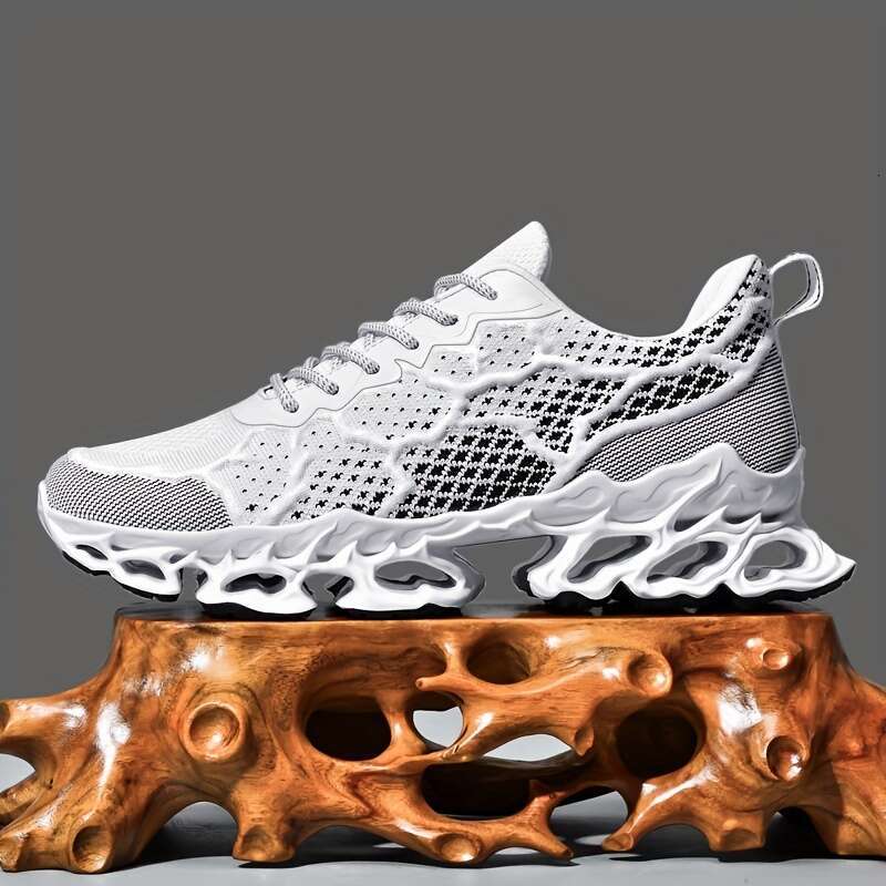 Mens Outdoor Adventure Sneakers Lightweight & Ventilated with Padded Comfort, Shock-Absorbing Soles Durable, Impact-Guarding Performance - Perfect for