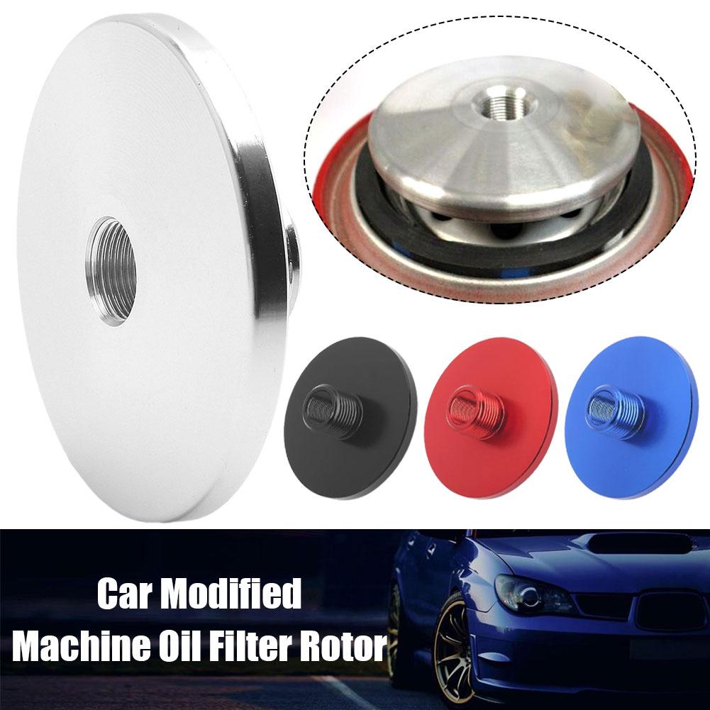 1pc Aluminum Automotive Threaded Oil Filter Adapter 1/2''x28 Internal To Filter 3/4x16 Threads Connector Fuel Threads Exter H5t9