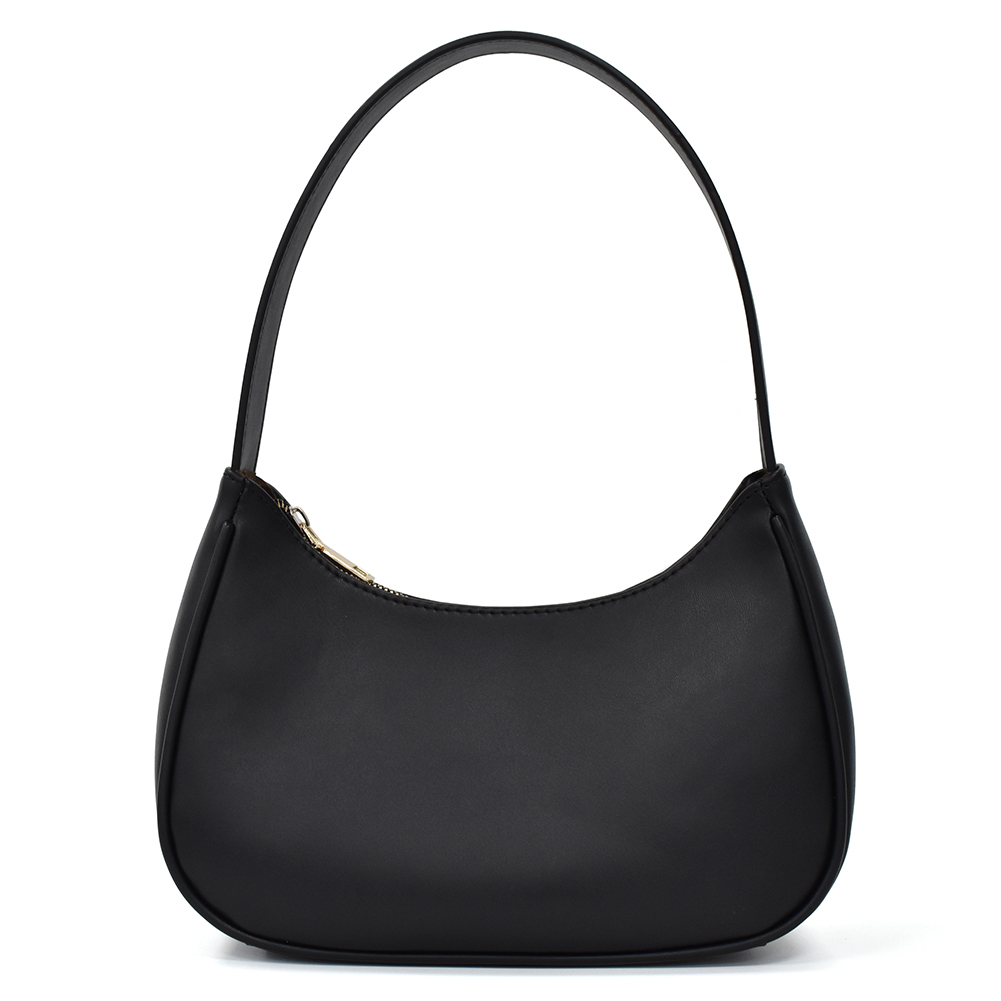French Commuter Elegant Half Moon Armpit Shoulder Bags for Women Luxury Brand Solid Color Handbag Female Casual All-match Bolsos