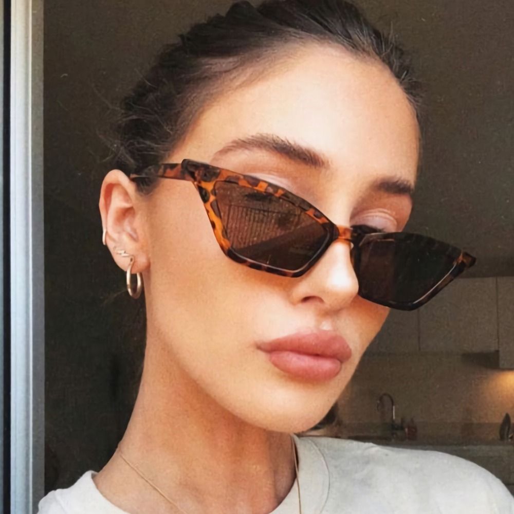 Vintage Glasses Eyewear Uv400 ddmysmile Sunglasses Cat Eye Ddmysmile Small Frame Smile