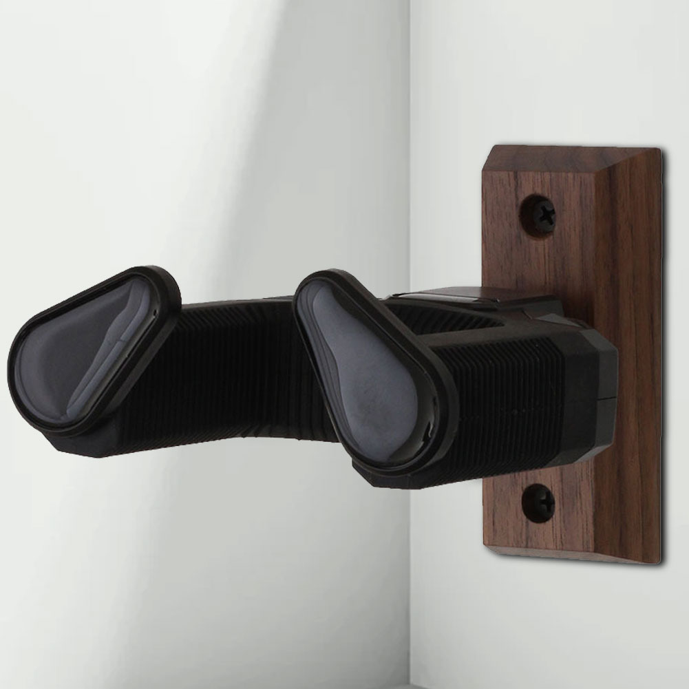 Holder Wooden Wall Mount Non-Slip Guitar ddmysmile Display Bracket Universal Guitar Wall Hanger For Electric Guitar Ukulele Bass Smile
