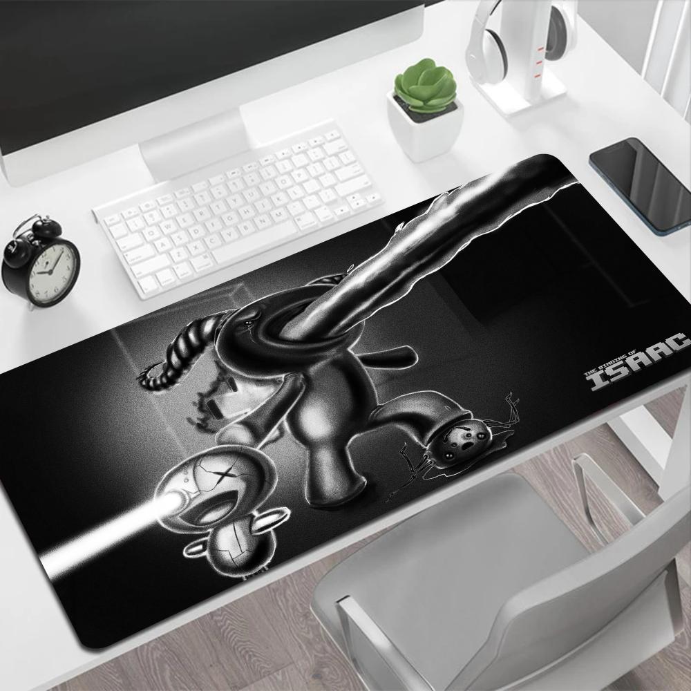 Anime T-The Binding Of Isaacs Mouse Pad 900x400mm Gaming Keyboard Pad Computer Accessories Rubber Table Mats Pc Cabinet Mausepad