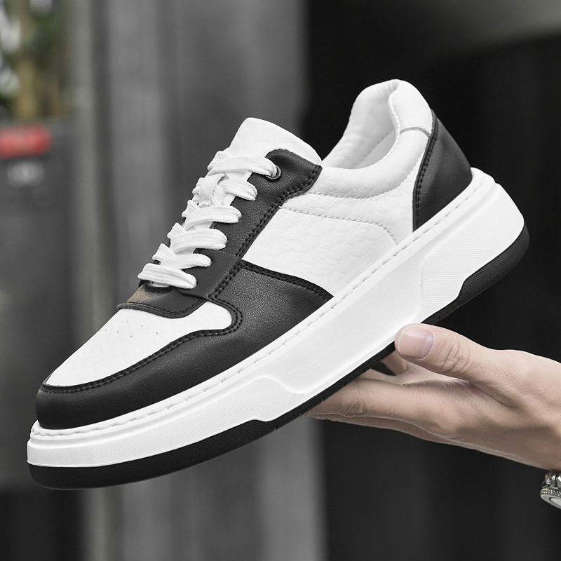 Cow Leather Elevator Shoes Height Increase Shoes for Men Insole 6cm Lift Casual Shoes Man Sneakers Hidden Heels Heighten Shoes