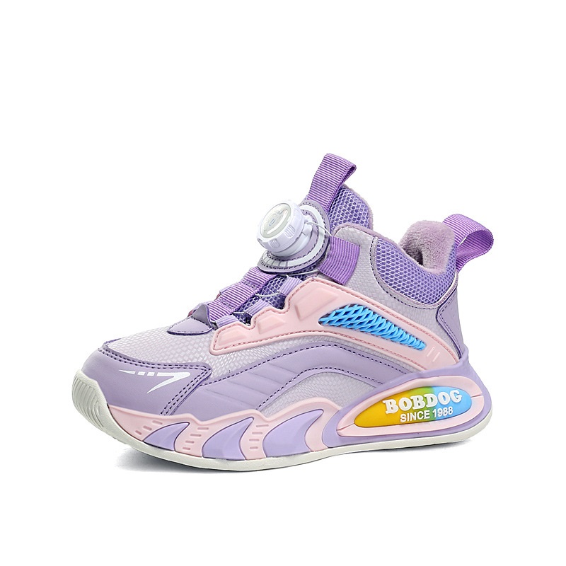 2024 New Boys' Winter Plush Children's Sports Casual Basketball Shoes Free Shipping 958c