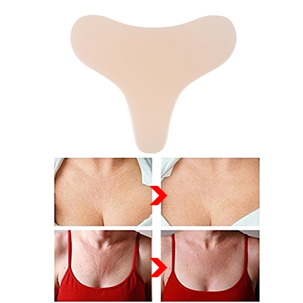 Patches ddmysmile Silicone Chest Lift Anti-Wrinkle Chest Wrinkles Removal Patch Reusable Washable Self Adhesive Transparent Face Skin Care Smile