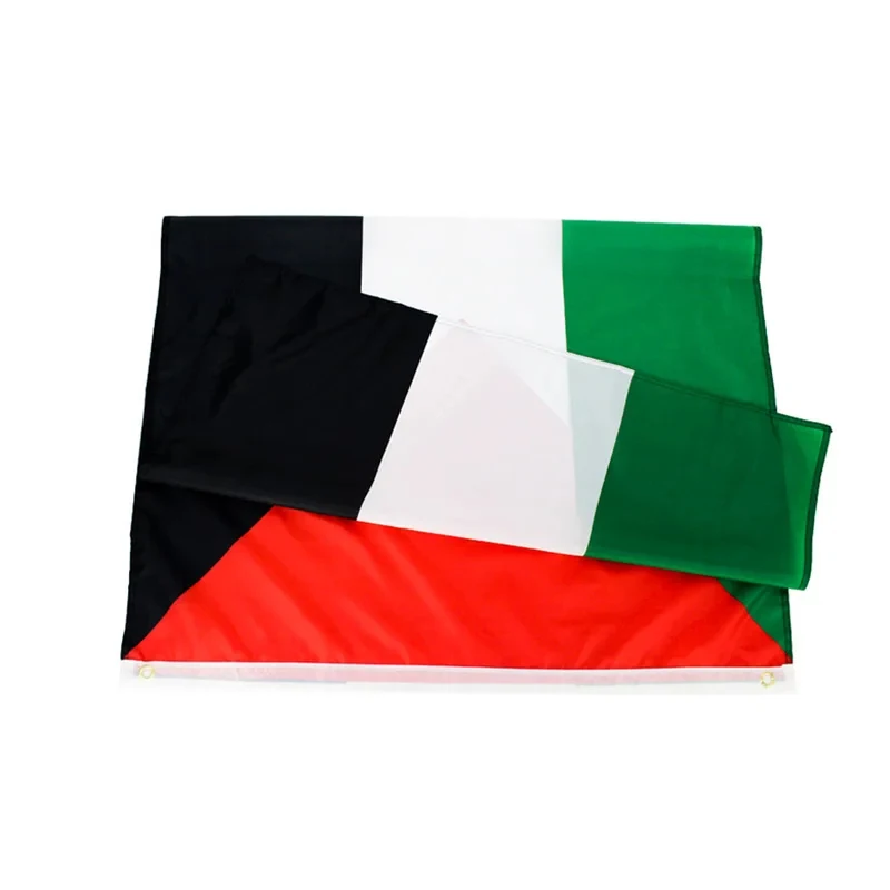 90X150Cm Palestine Flag High Quality Polyester Gaza Palestinian Freedom Banner Office Parade Festival Home Decoration